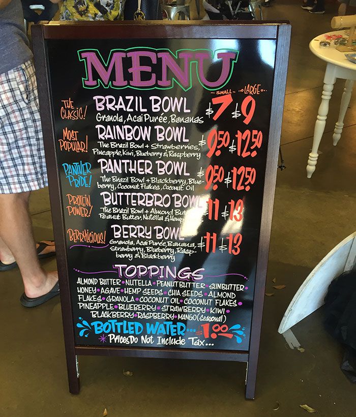 rico's-menu