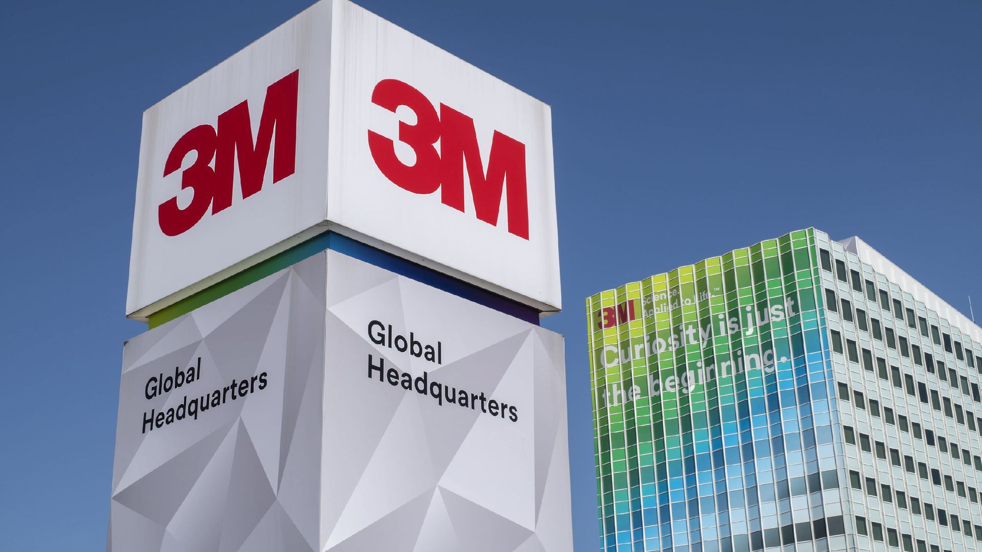 A view of 3M headquarters.