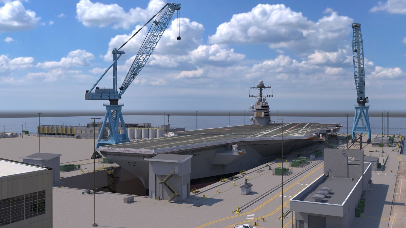 Die Marinewerft in Bremerton wird für 15 Milliarden Dollar modernisiert.