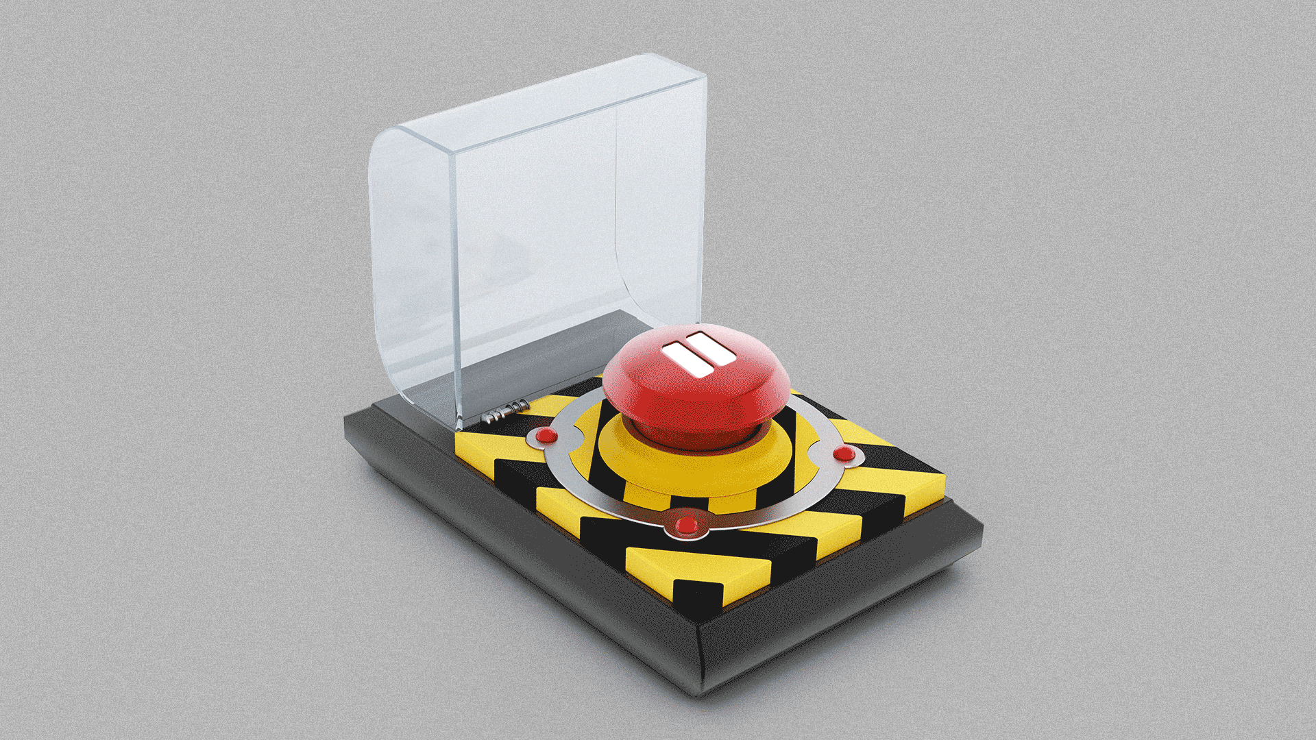 Illustration of a blinking pause button