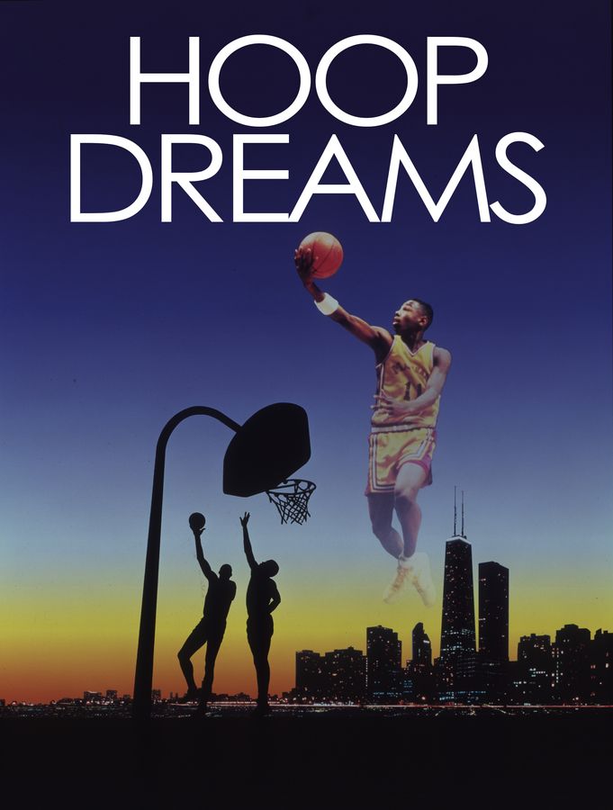 "Hoop Dreams" movie poster