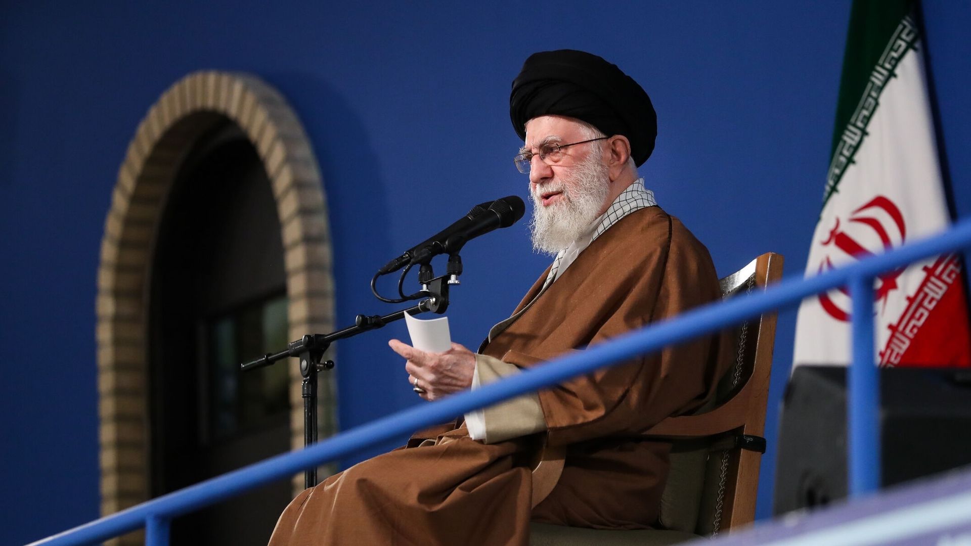 Khamenei seated
