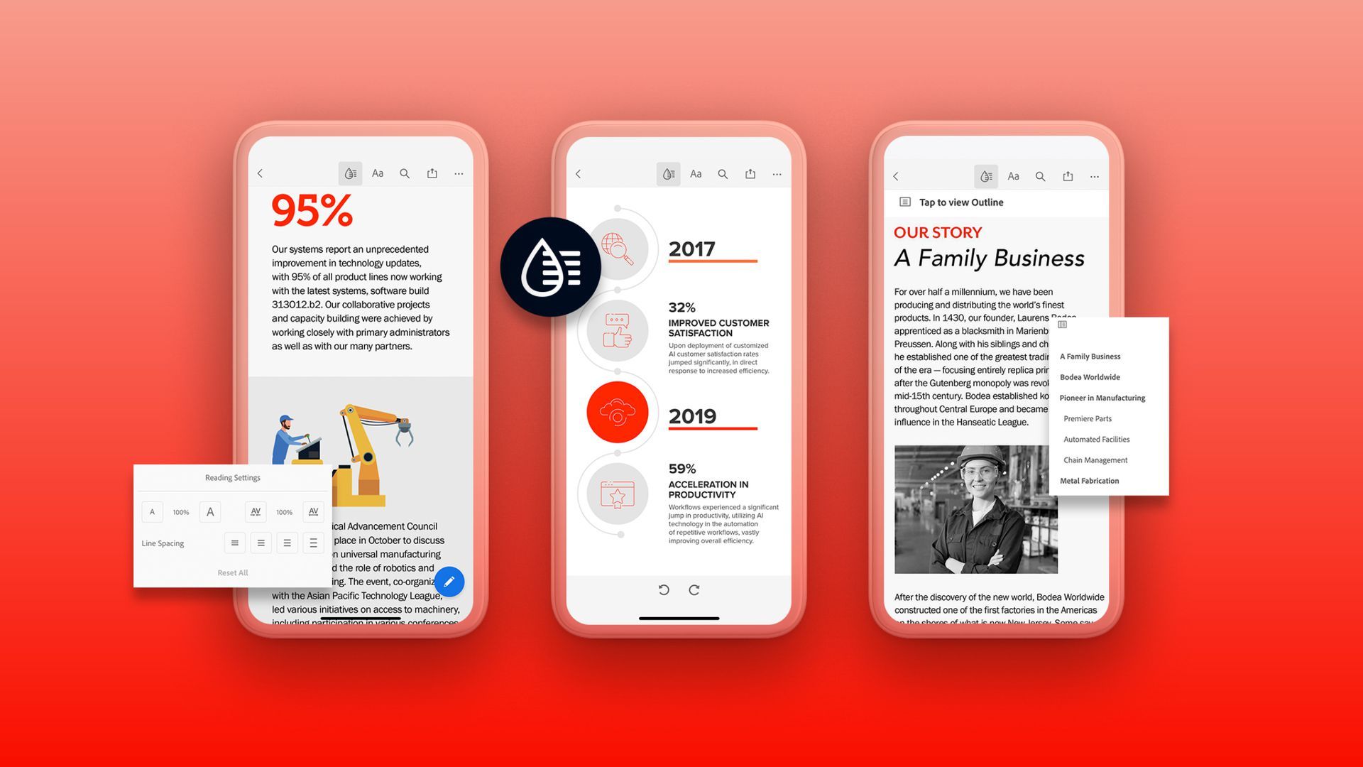 Adobe PDFs on mobile