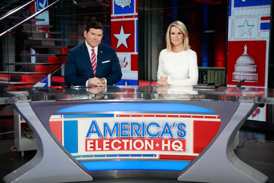 Fox News anchors on election night 2018