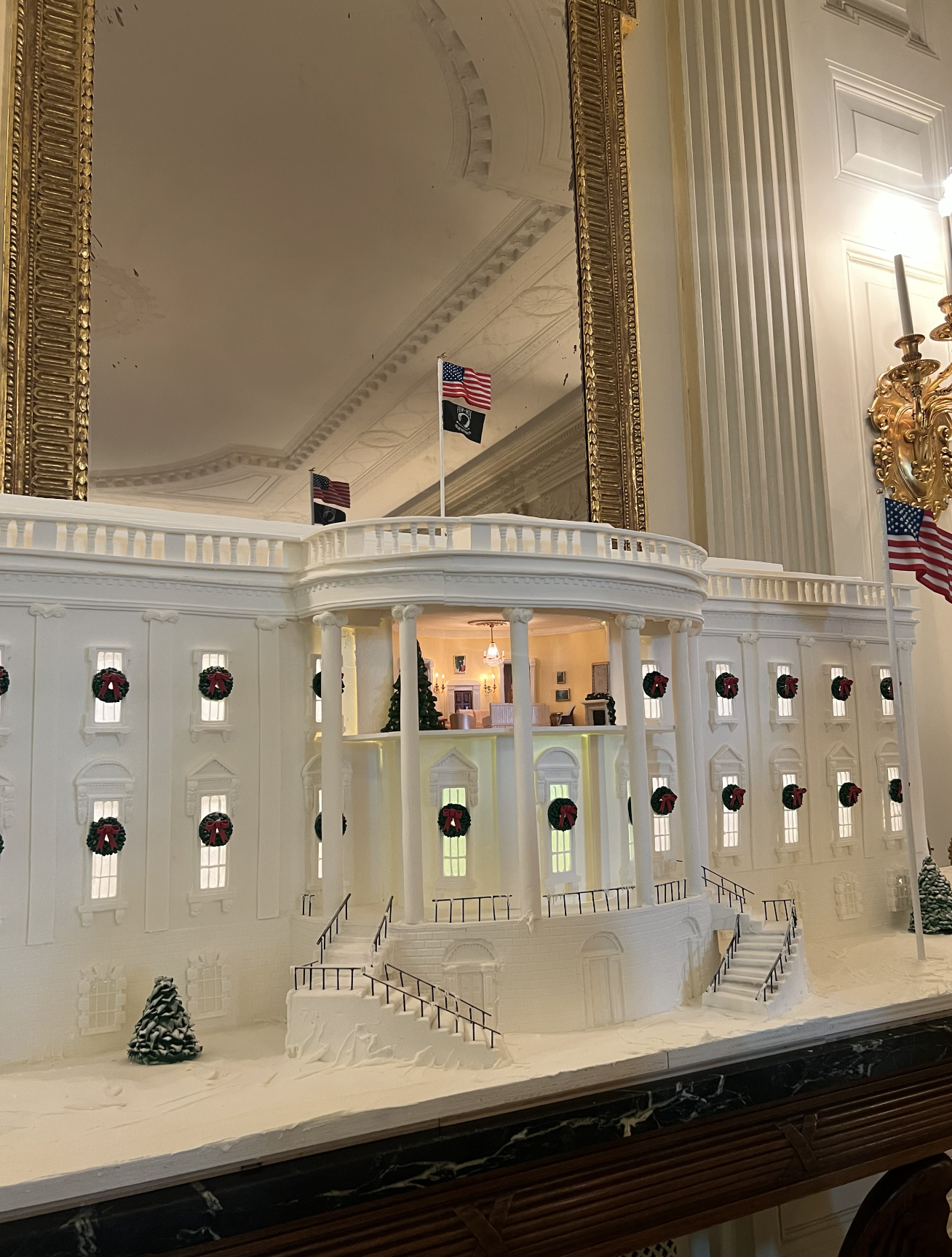 The White House gingerbread house