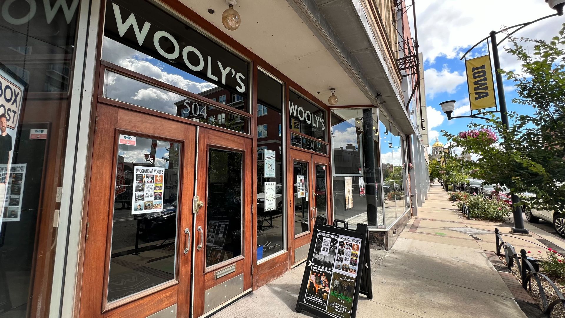 the front of wooly's