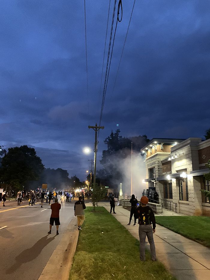 Friday night George Floyd Protest