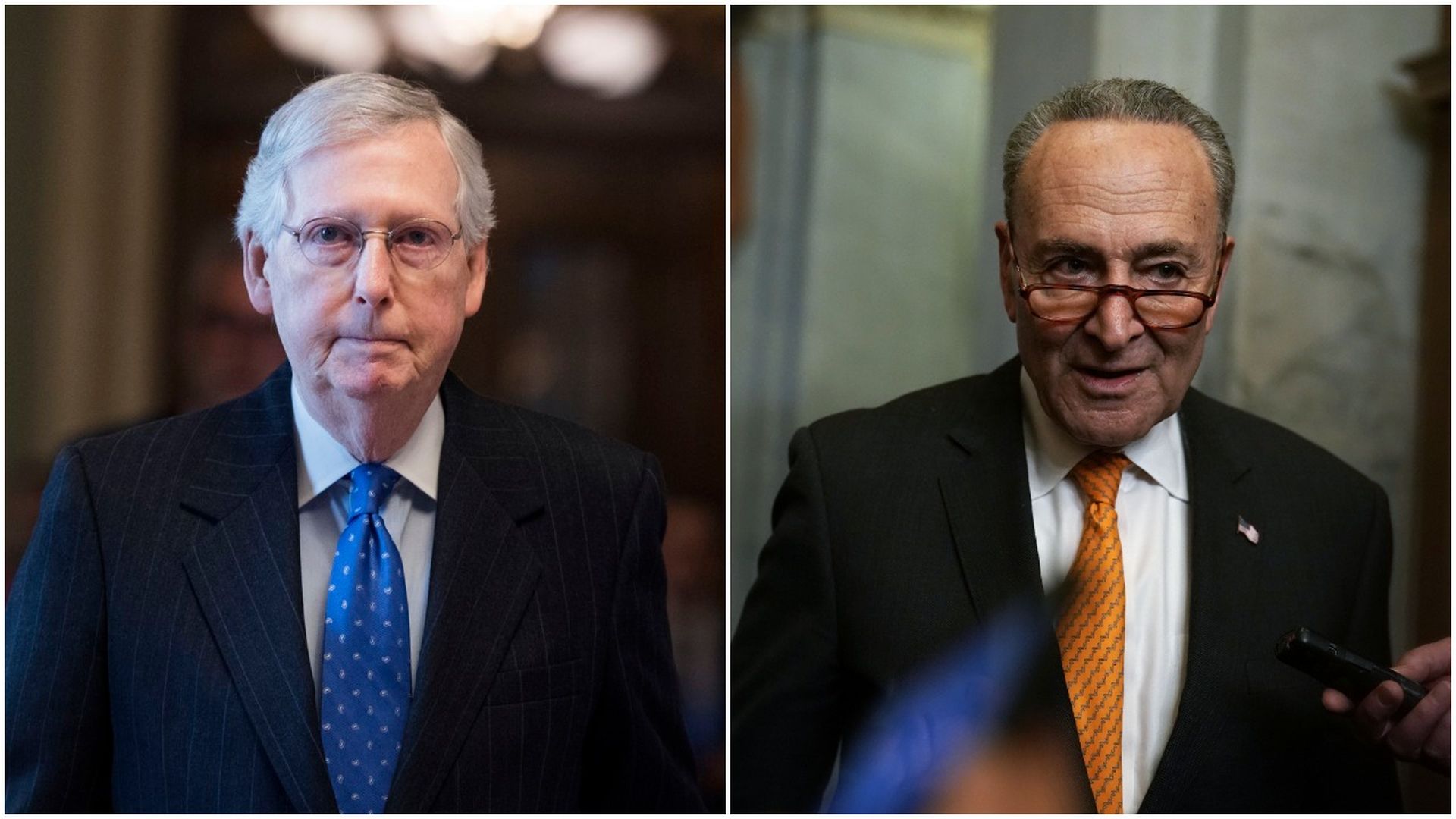 Mitch McConnell and Chuck Schumer