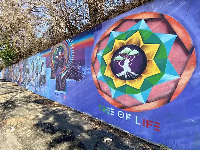 Manifest Future. Photo: Ashley Mahoney/Axios 