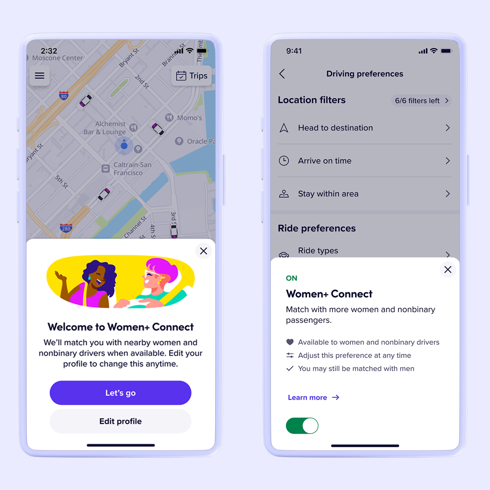 Lyft's new gender-based safety feature now available in