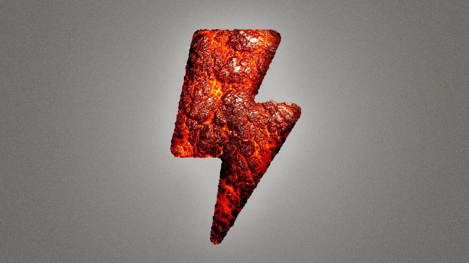 Molten lava energy bolt