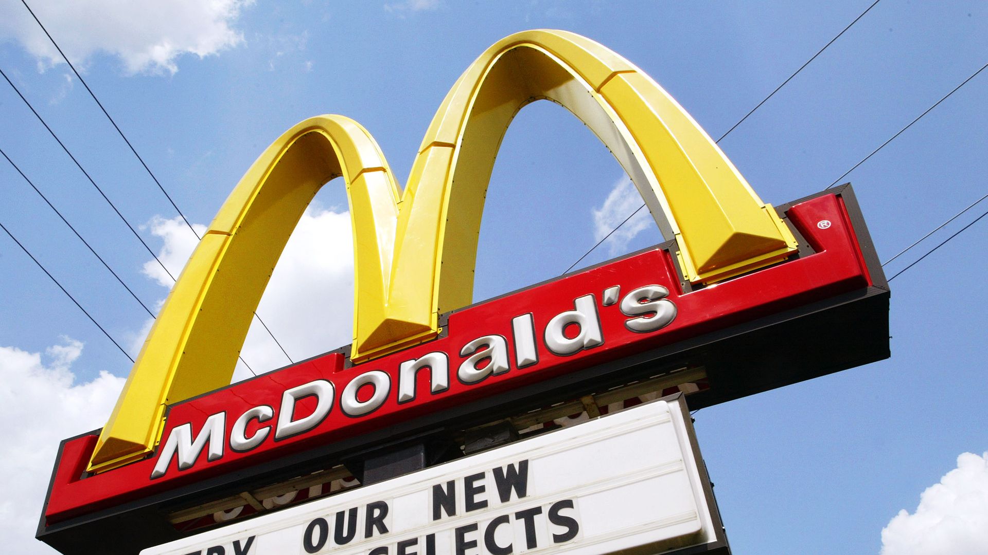 McDonald's golden arches