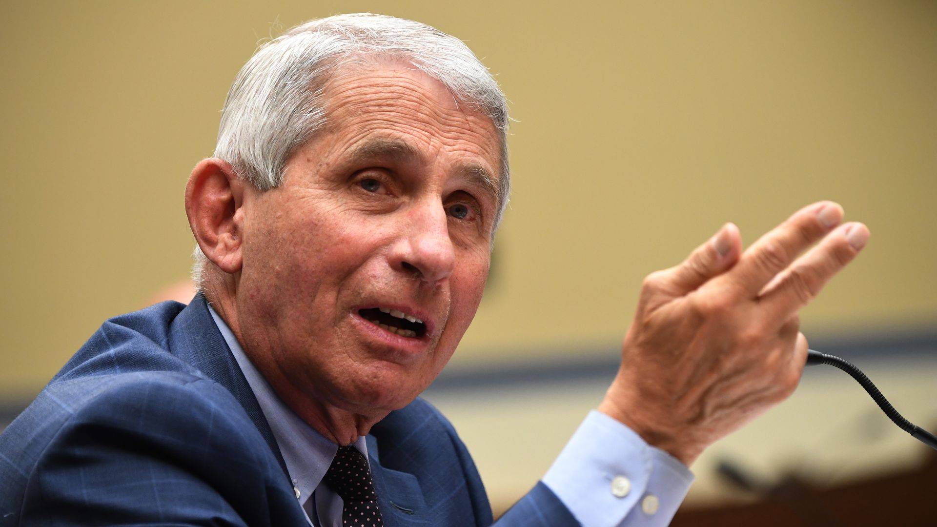 Dr. Anthony Fauci, director of the National Institute for Allergy and Infectious Diseases, testifies before a House Subcommittee on the Coronavirus Crisis hearing on July 31, 2020 in Washington, DC.