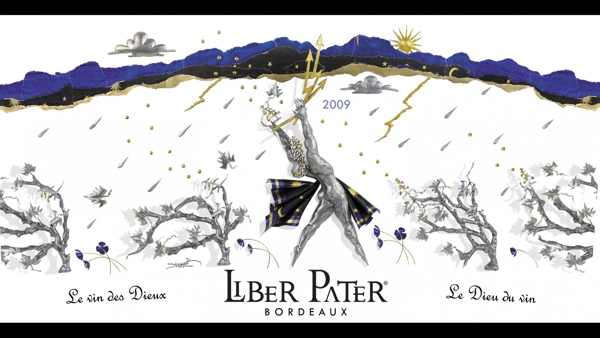 A Liber Pater wine label