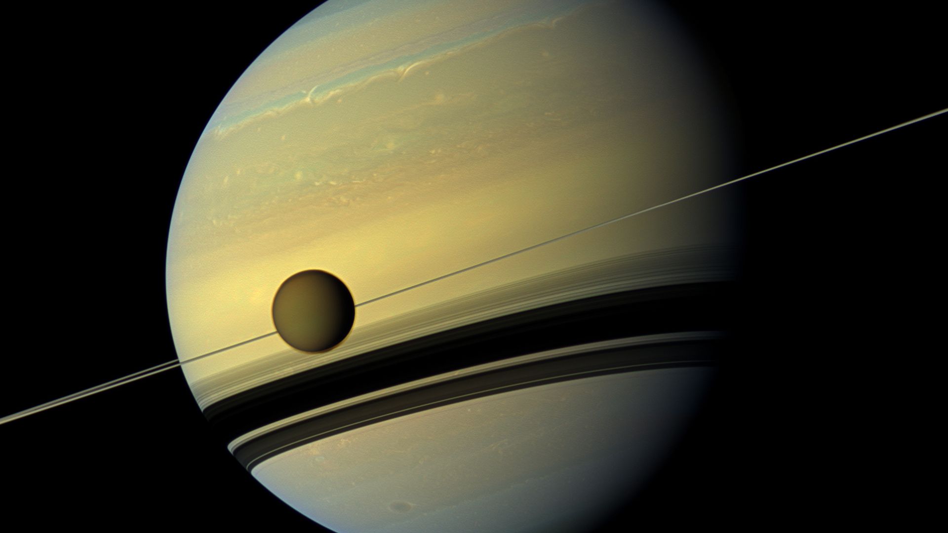 Titan, near Saturn