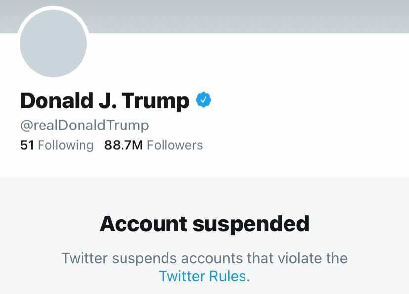 Twitter bans President Trump