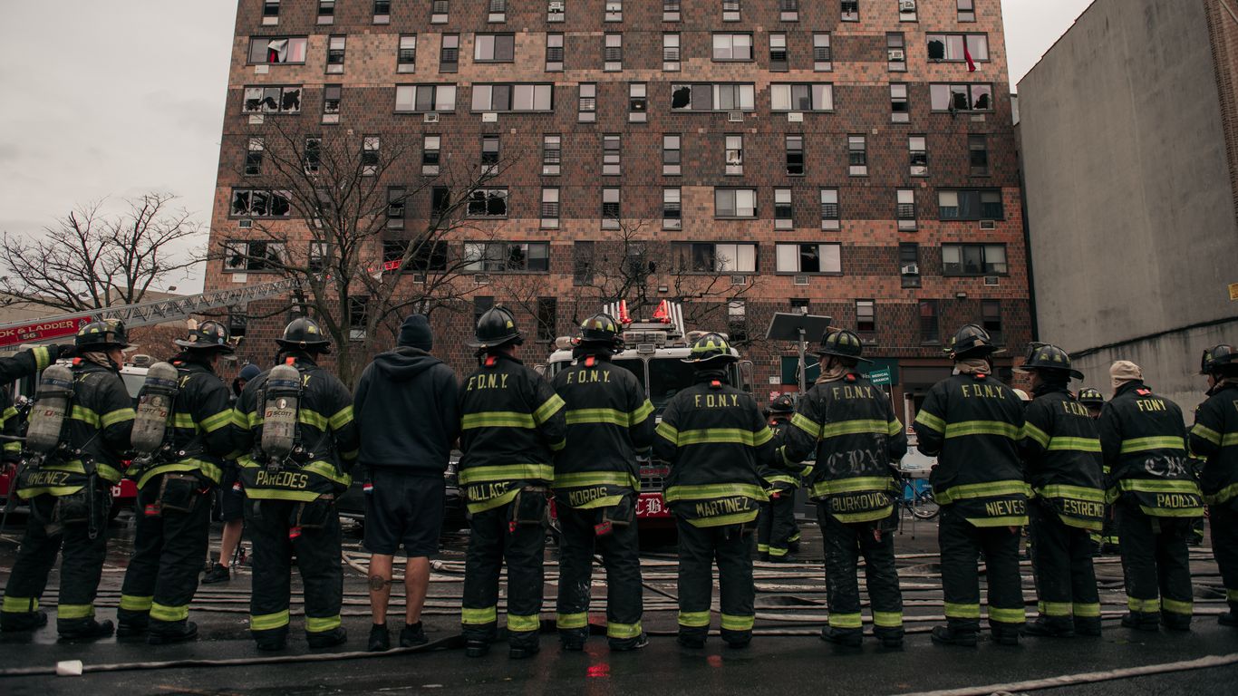 Bronx apartment fire leaves at least 17 dead