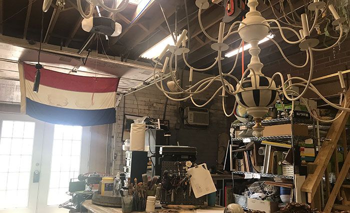 Brenda Ische's Amelie's studio in NoDa