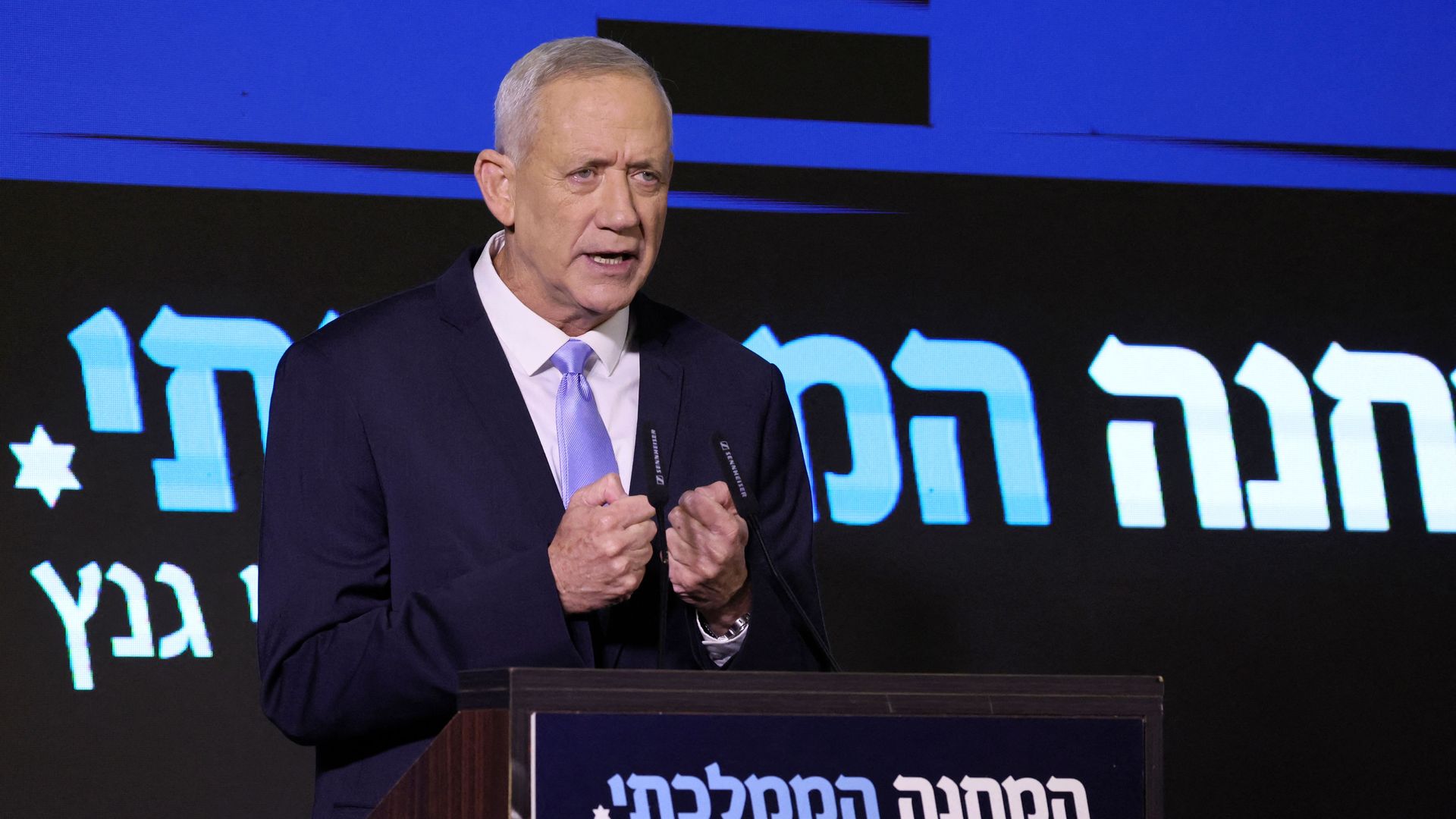 Israeli Defense Minister Benny Gantz.