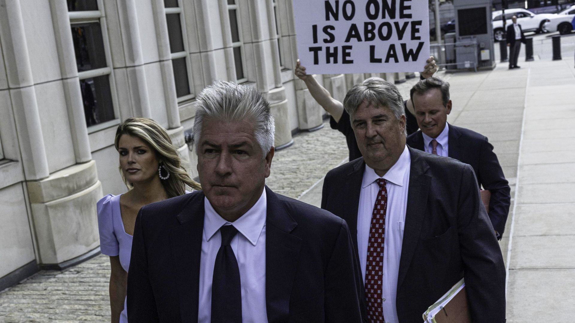 The legal team of former US President Donald Trump.