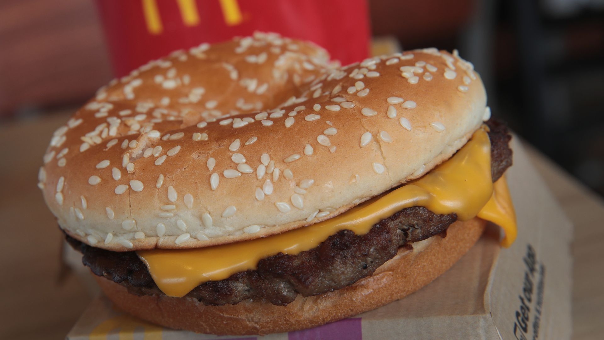 McDonald's Quarter Pounder burger