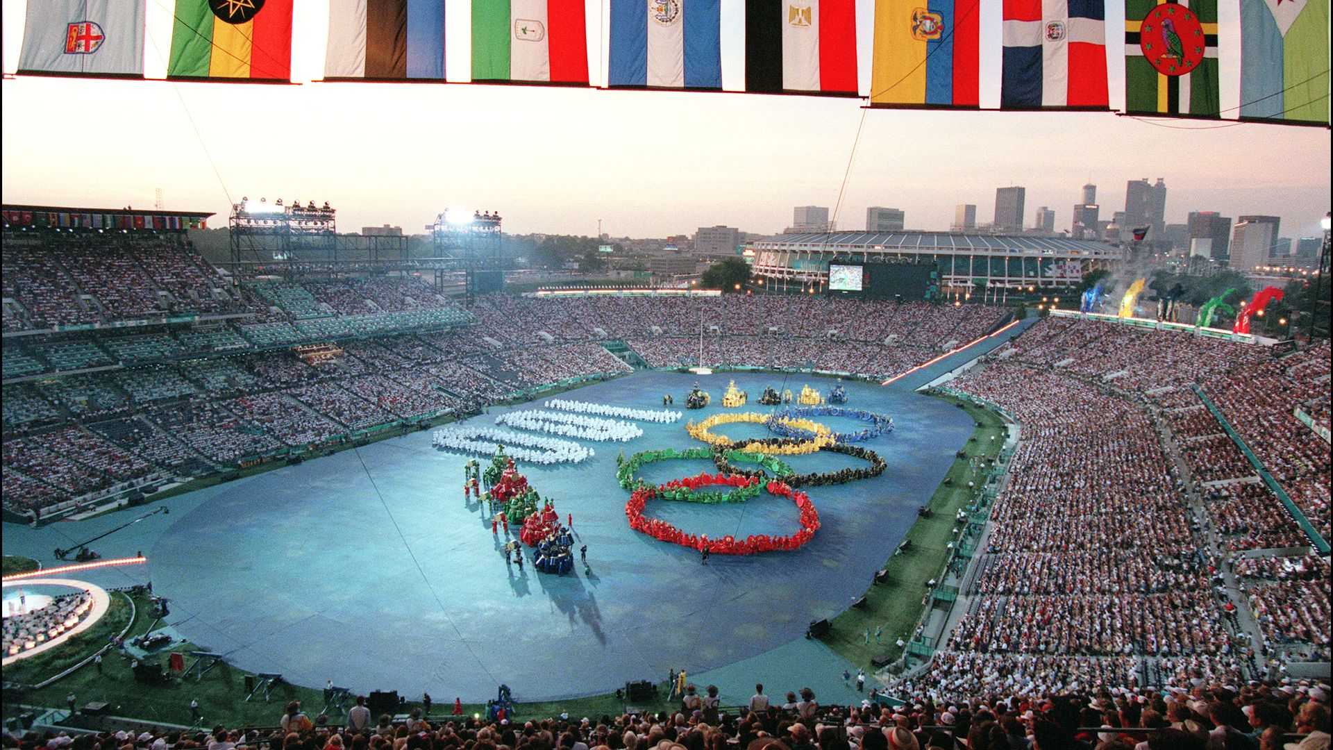 The 1996 Summer Olympics Opening Ceremony, in photos - Axios Atlanta