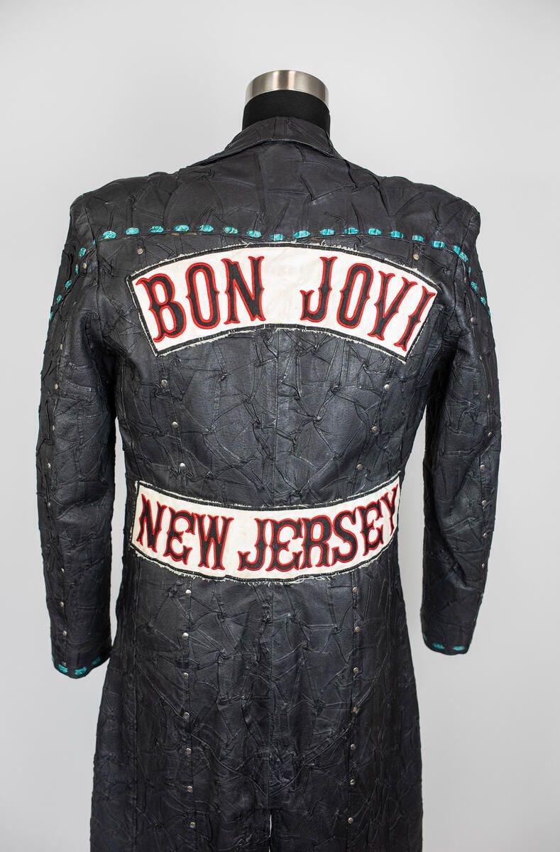 Bon Jovi's leather New Jersey jacket. 