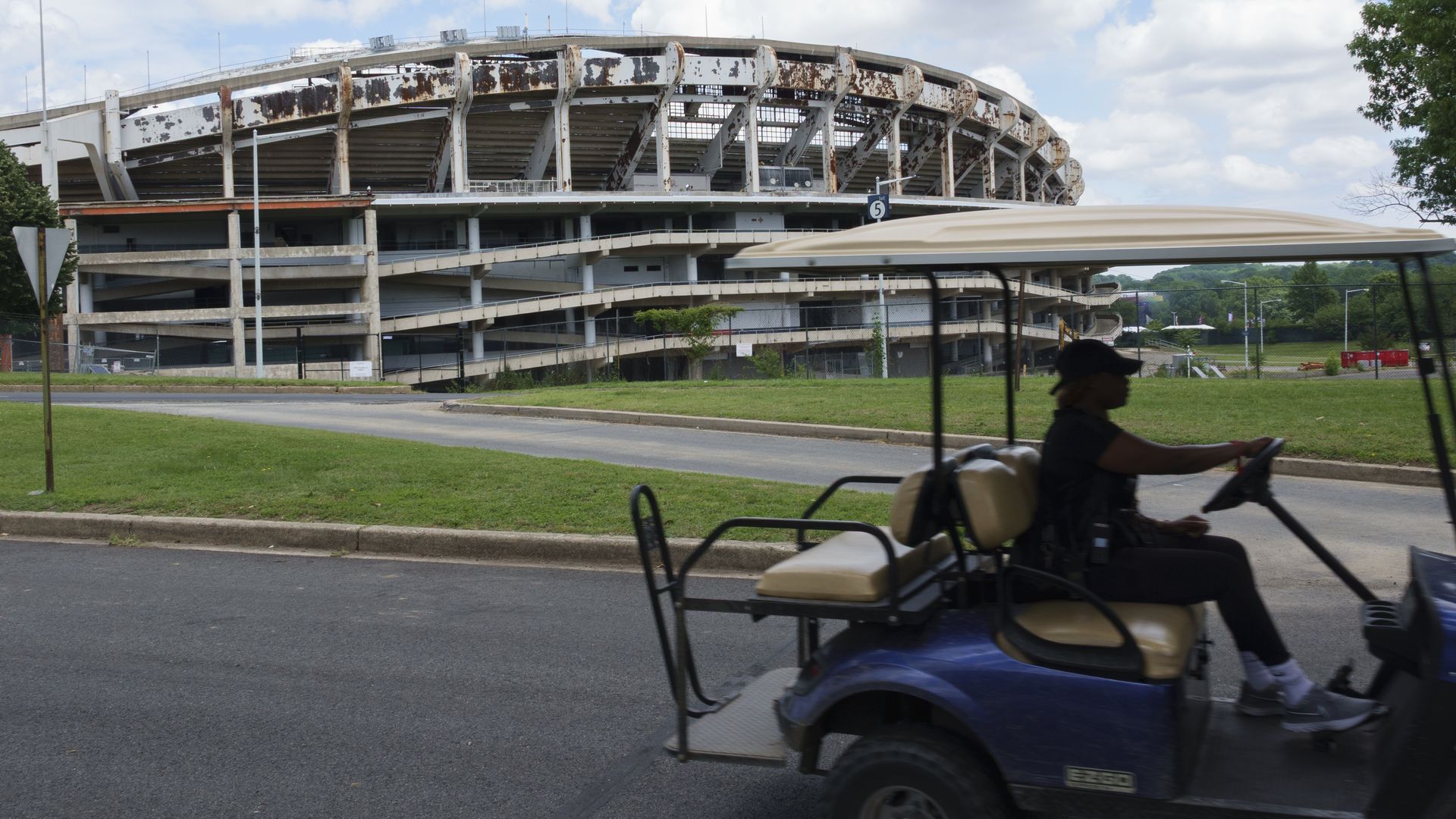 The RFK Stadium structure