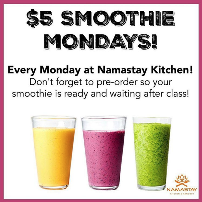 namastay smoothies