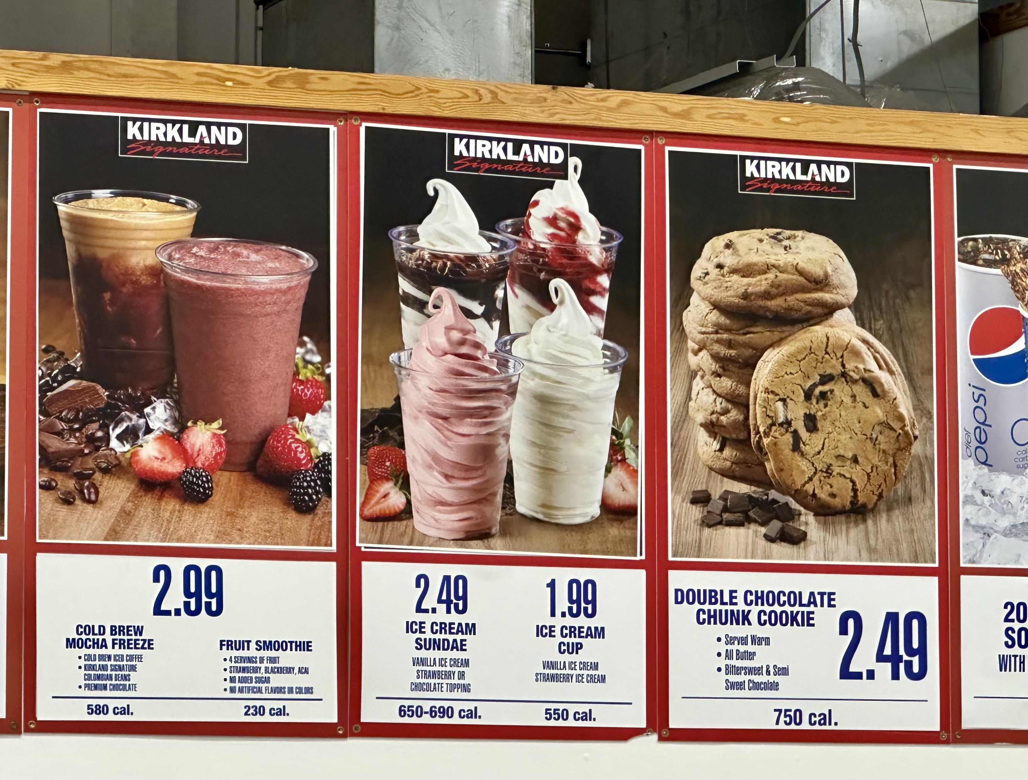 Costco cookie with 750 calories replacing churro at club food courts
