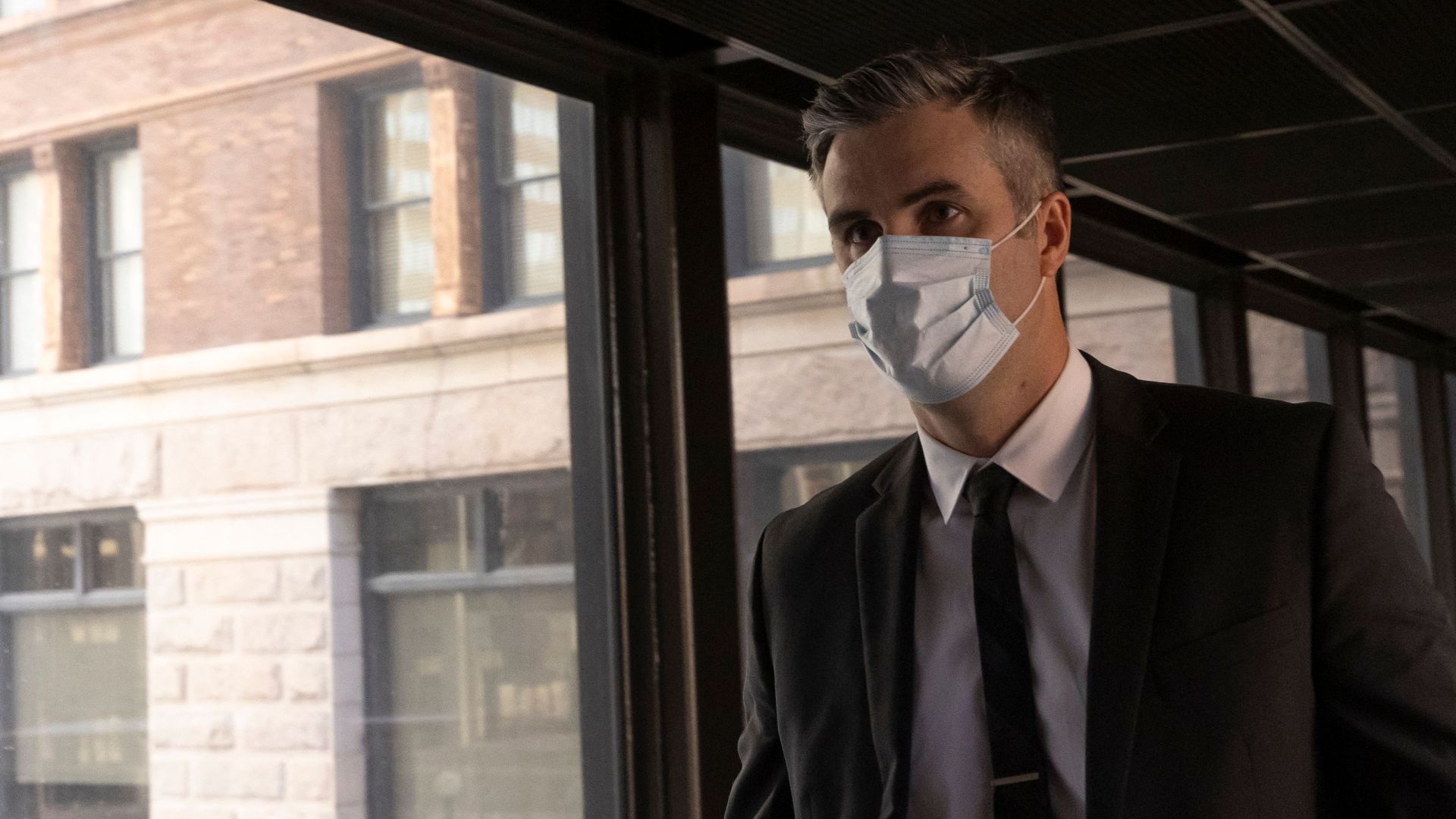 Former Minneapolis Police Officer Thomas Lane arriving at a court in St. Paul, Minnesota, in January 2022.