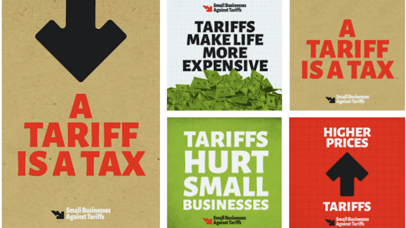 New ad blitz targets tariffs on small businesses