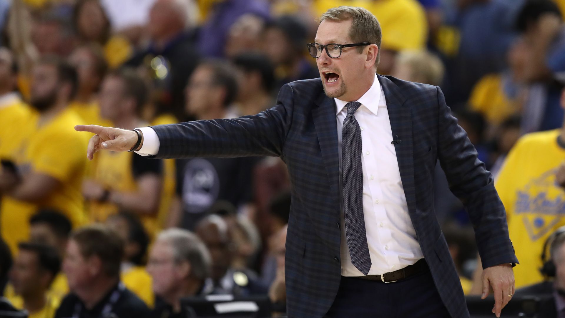 Nick Nurse coaching
