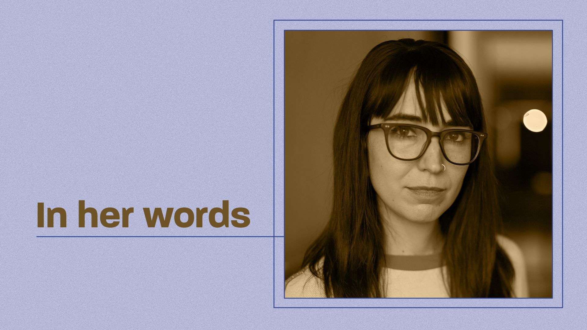 Photo Illustration of Michelle Garza Cervera, in her words