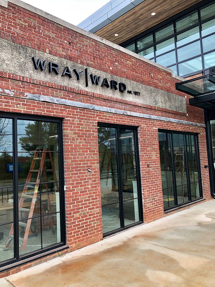 signage at wray ward ad agency