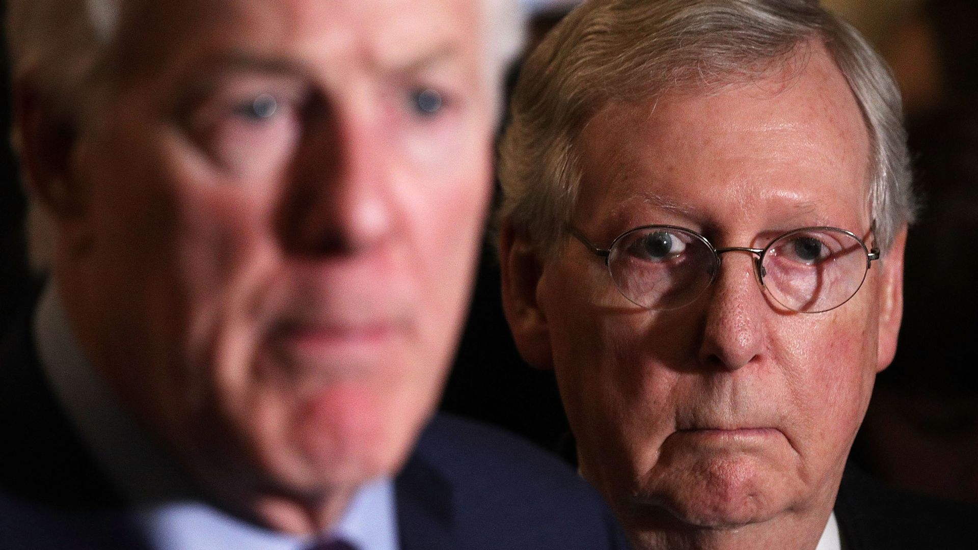 Sens. John Cornyn and Mitch McConnell