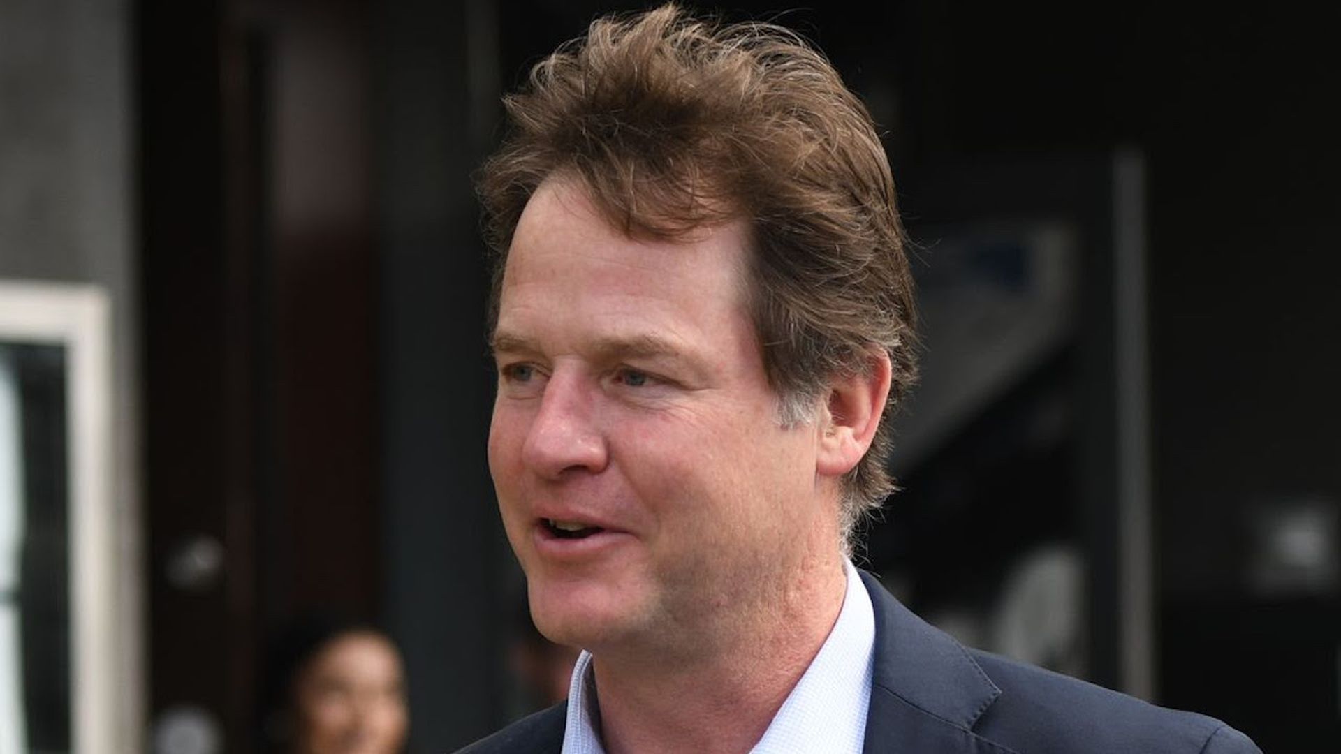 Nick Clegg in Dublin in April