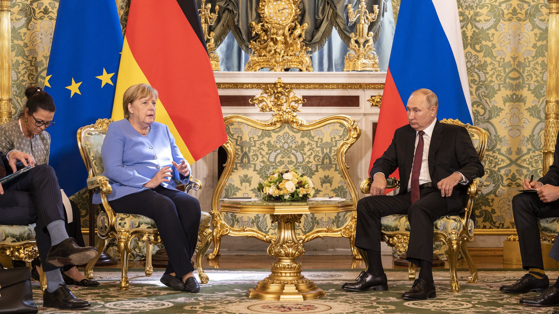 Merkel and Putin