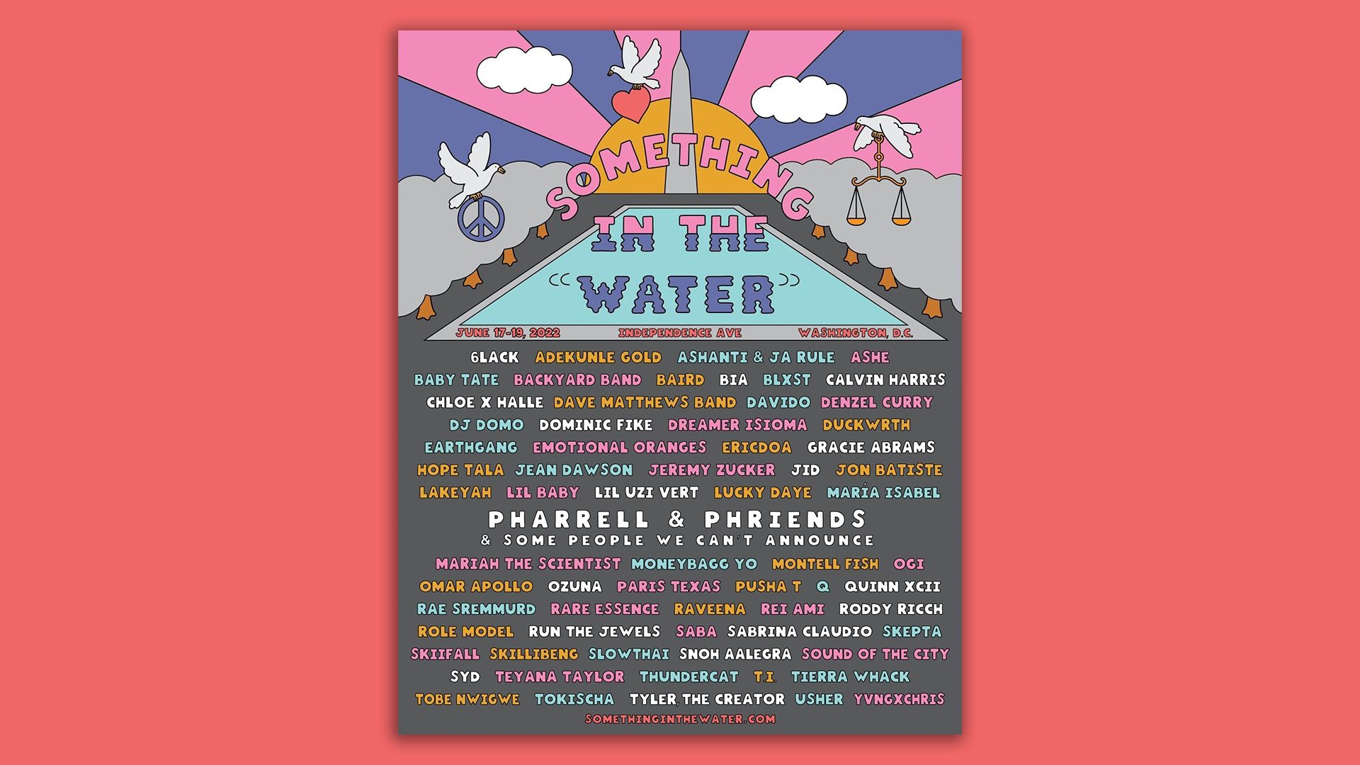 Town Talker How D.C. landed Pharrell’s Something in the Water fest