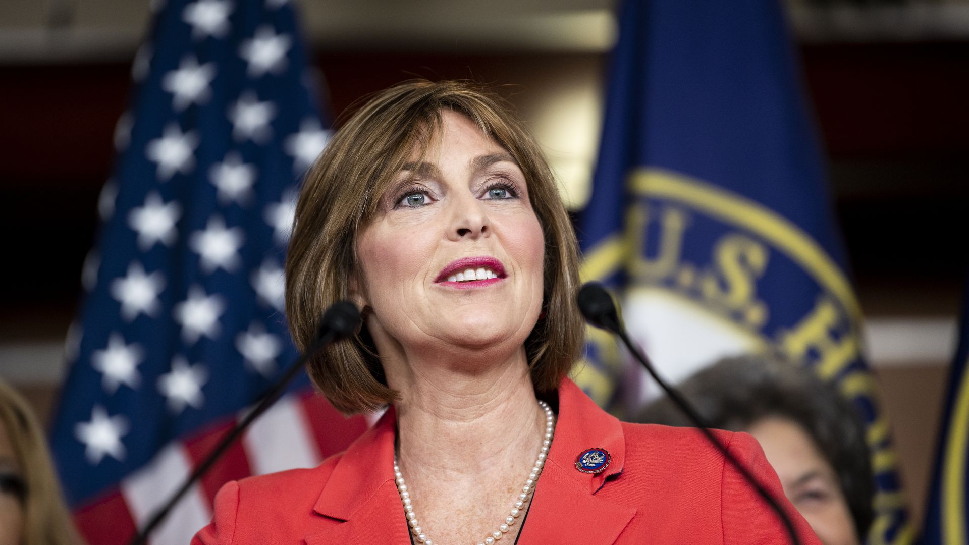 Rep. Kathy Castor speaks during the news conference on July 21, 2021.
