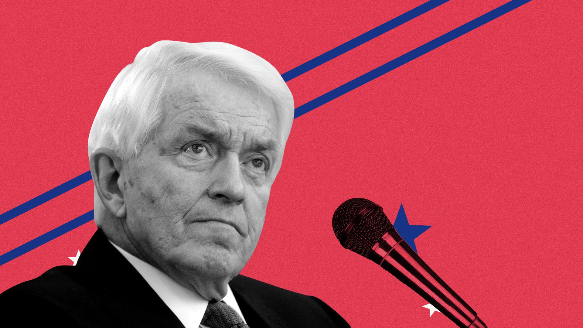 Photo illustration of Chambers of Commerce CEO Tom Donohue.