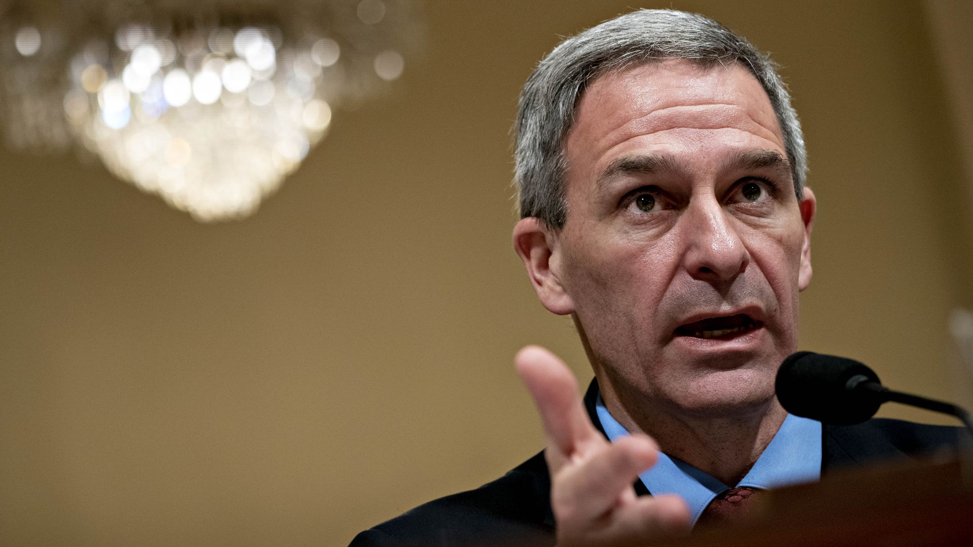 Ken Cuccinelli speaks during a House Homeland Security Subcommittee hearing in Washington, D.C.