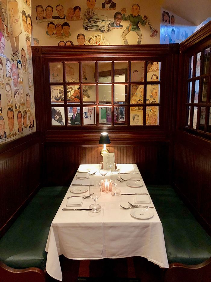 table at the palm in charlotte