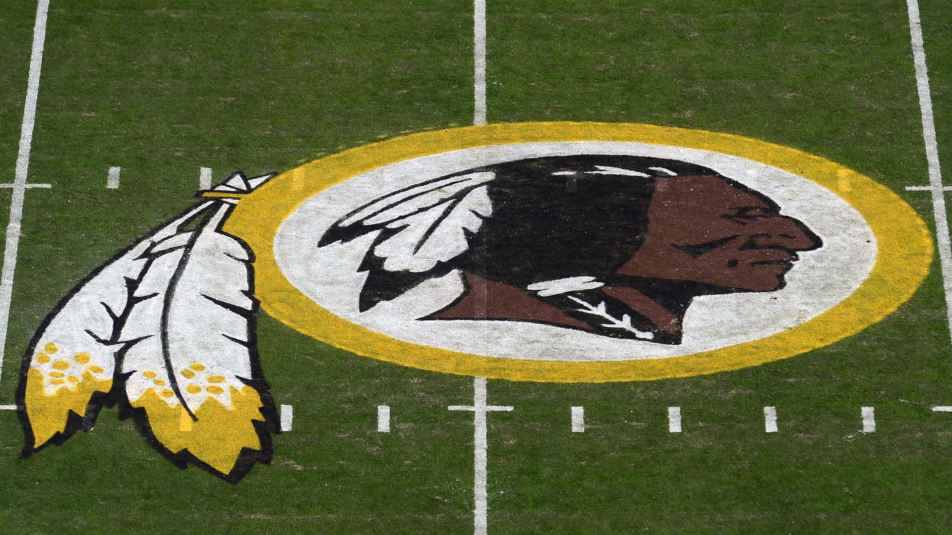 Washington Redskins logo.