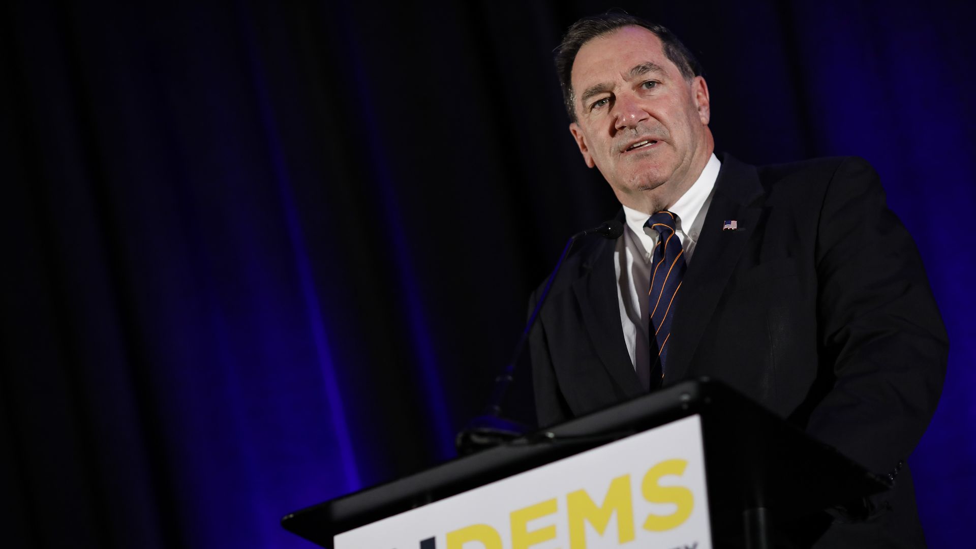 Sen. Joe Donnelly (D-IN) speaks with the media ahead of the vote