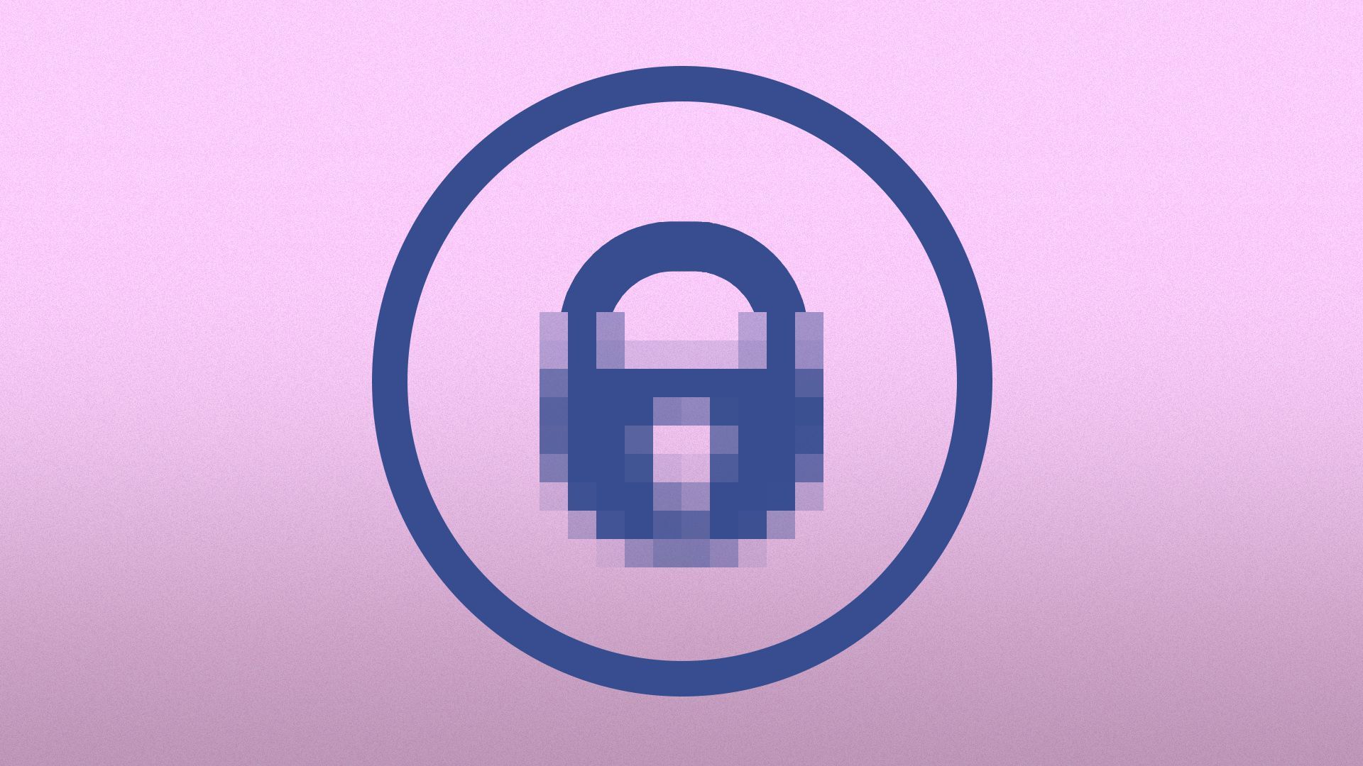 Blurred out image of a lock