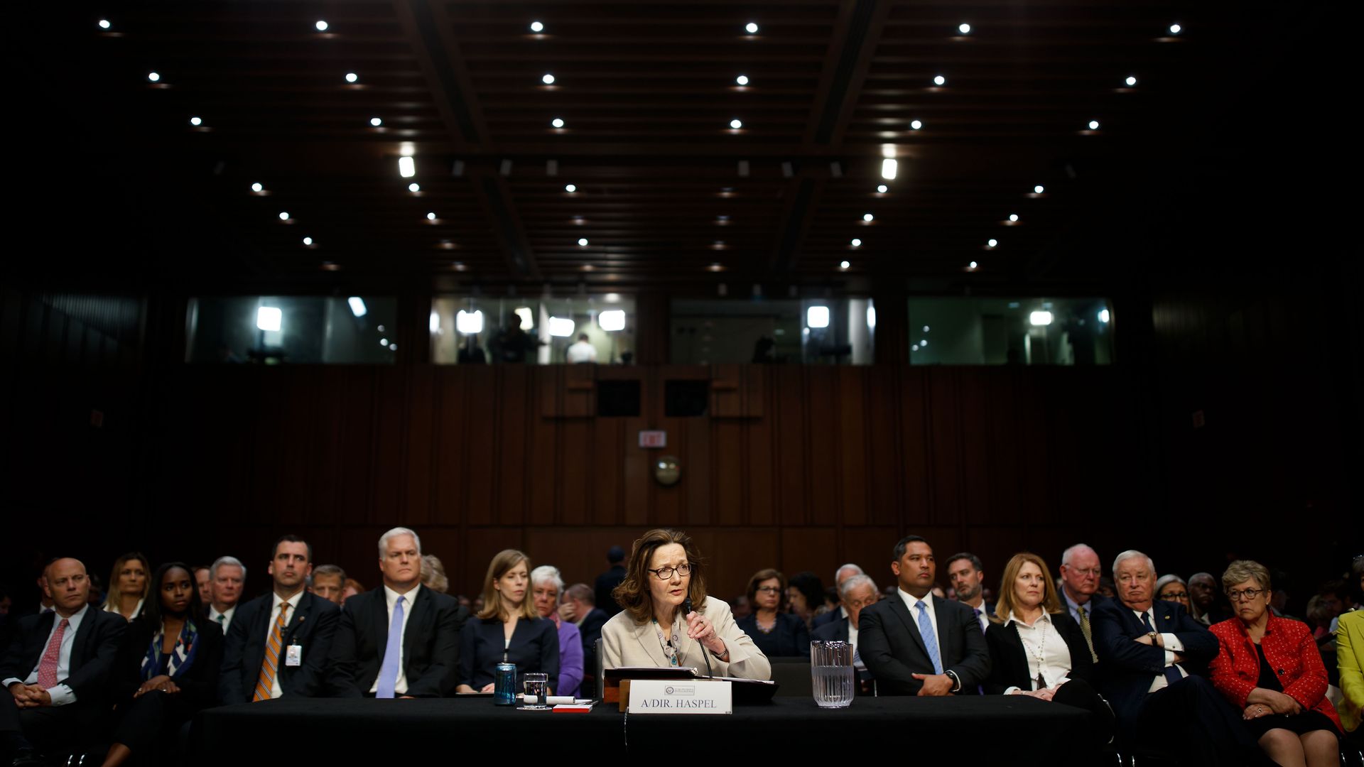 Gina Haspel at her confirmation hearing.