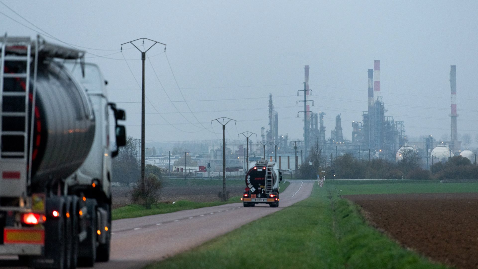 A French oil refinery