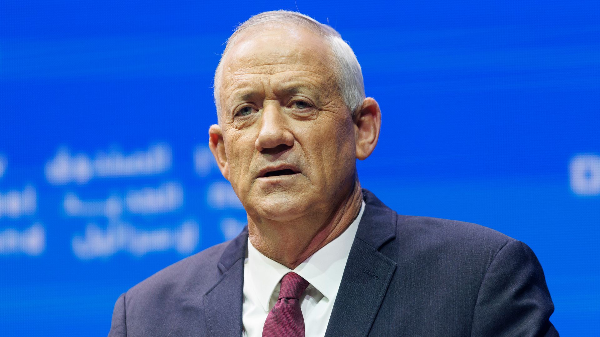Israeli Defense Minister Benny Gantz. Photo: Kobi Wolf/Bloomberg via Getty Images