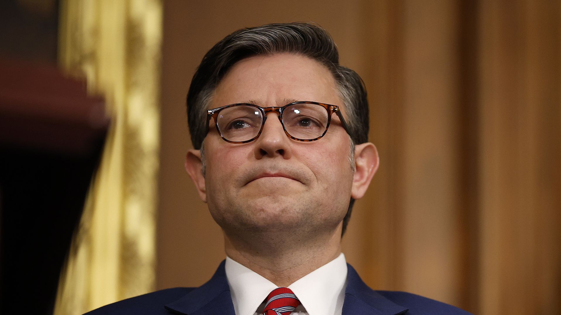 Mike Johnson: "Of course" we'd give back pay to federal workers
